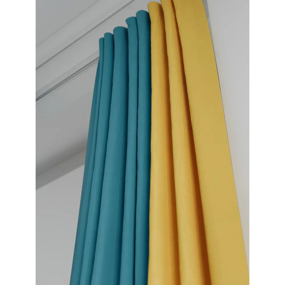 Фото 5 Комплект штор на шторной ленте AT Home Нобиус-140 145x290 см цвет желтый/золото Фото 5 Комплект штор на шторной ленте AT Home Нобиус-140 145x290 см цвет желтый/золото