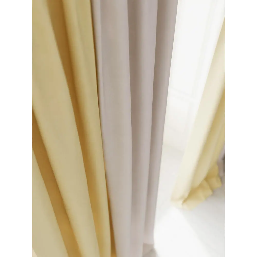 Фото 4 Комплект штор на шторной ленте AT Home Нобиус-11 145x240 см цвет бежевый Фото 4 Комплект штор на шторной ленте AT Home Нобиус-11 145x240 см цвет бежевый