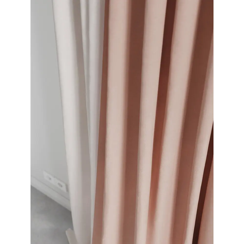 Фото 4 Комплект штор на шторной ленте AT Home Нобиус-127 145x260 см цвет слоновая кость