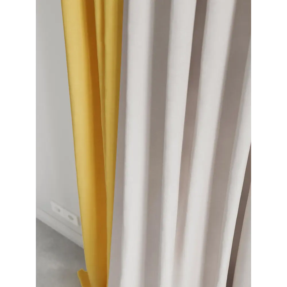 Фото 4 Комплект штор на шторной ленте AT Home Нобиус-131 145x290 см цвет слоновая кость