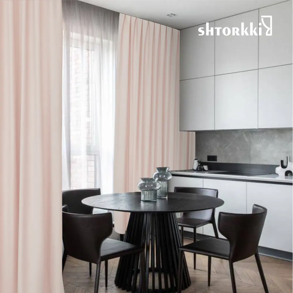 Фото 6 Комплект штор Shtorkki бархат Pink 150x285 см 2 шт