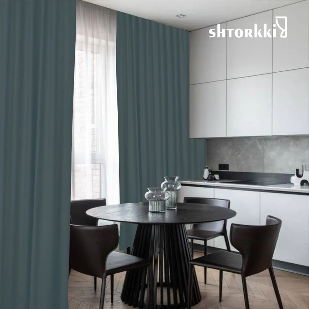 Фото 6 Комплект штор Shtorkki бархат Mint 300x252 см 2 шт Фото 6 Комплект штор Shtorkki бархат Mint 300x252 см 2 шт