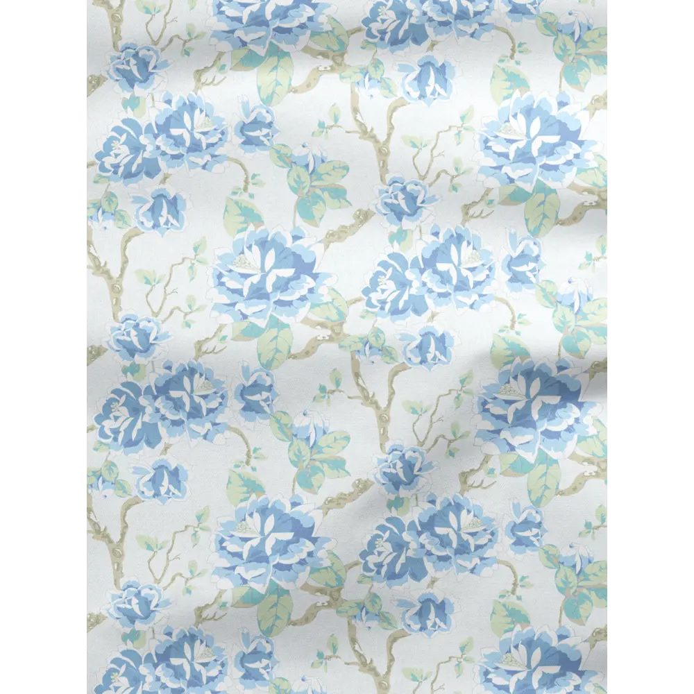 Фото 2 Комплект штор на шторной ленте Decoracion Летняя прохлада 145x275 см цвет белый голубой Фото 2 Комплект штор на шторной ленте Decoracion Летняя прохлада 145x275 см цвет белый голубой