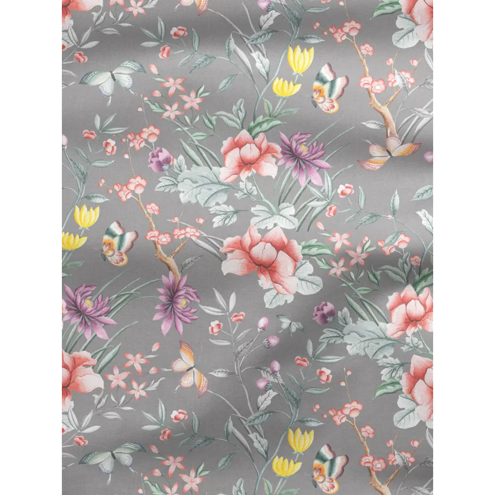 Фото 2 Комплект штор на шторной ленте Decoracion Летнее настроение 145x275 см цвет серый Фото 2 Комплект штор на шторной ленте Decoracion Летнее настроение 145x275 см цвет серый