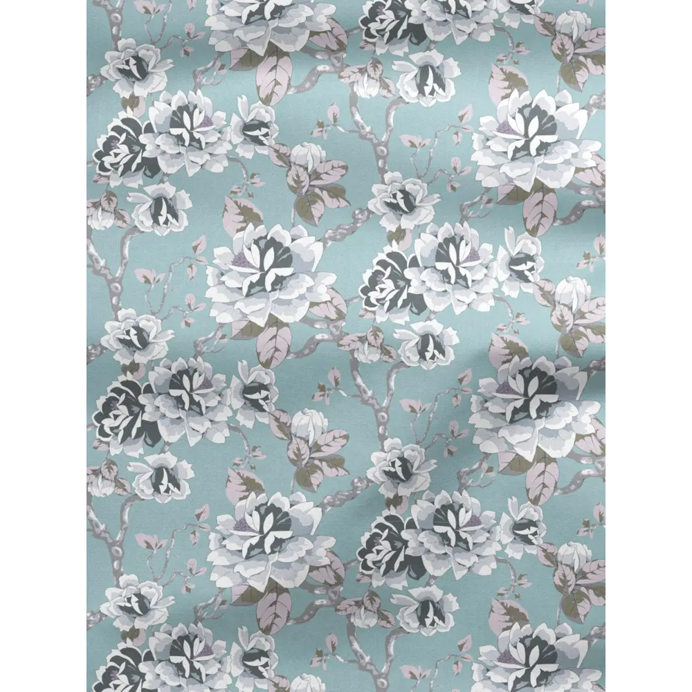 Фото 2 Комплект штор на шторной ленте Decoracion Летняя прохлада 145x275 см цвет серый голубой Фото 2 Комплект штор на шторной ленте Decoracion Летняя прохлада 145x275 см цвет серый голубой