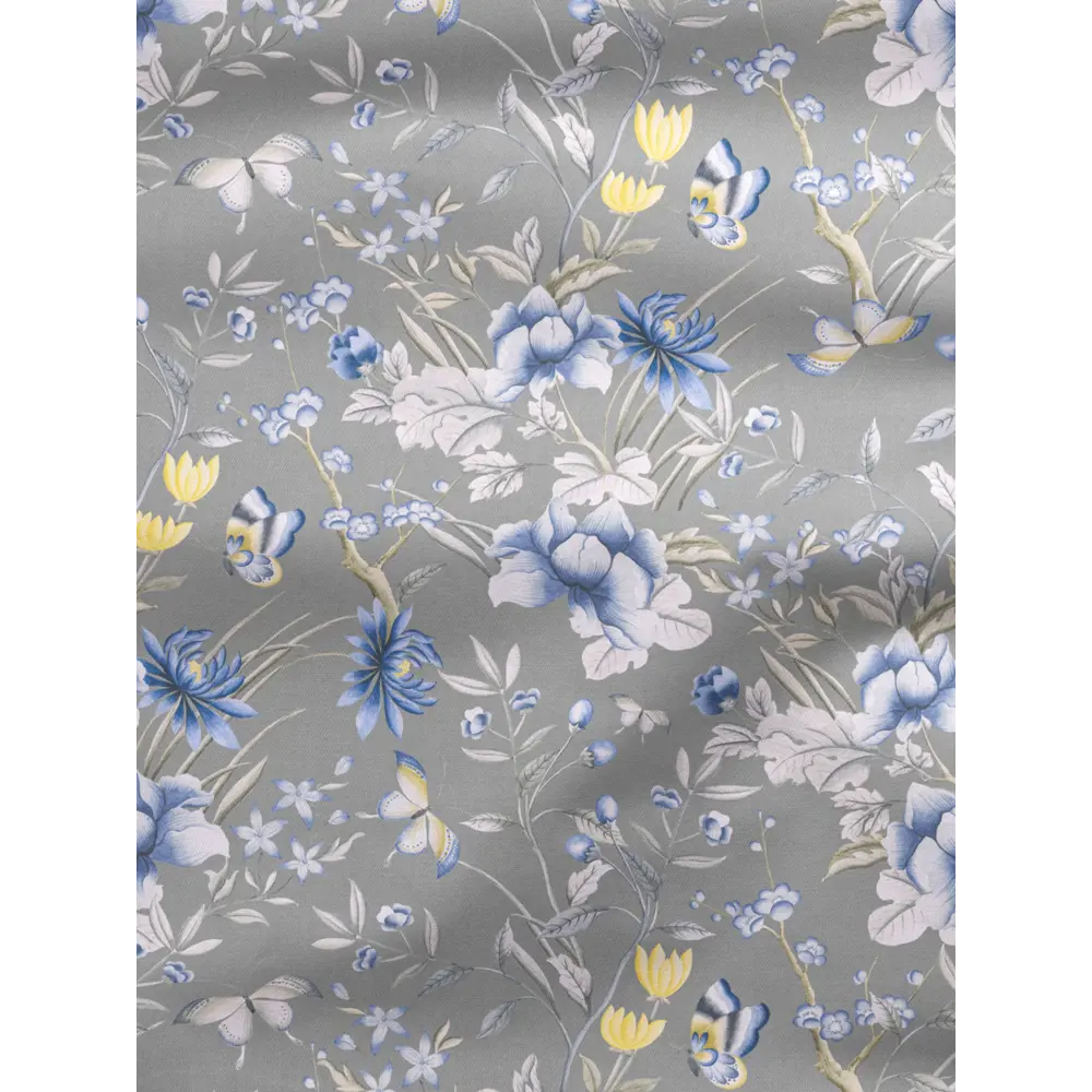 Фото 2 Комплект штор на шторной ленте Decoracion Летнее настроение 145x275 см цвет синий серый Фото 2 Комплект штор на шторной ленте Decoracion Летнее настроение 145x275 см цвет синий серый