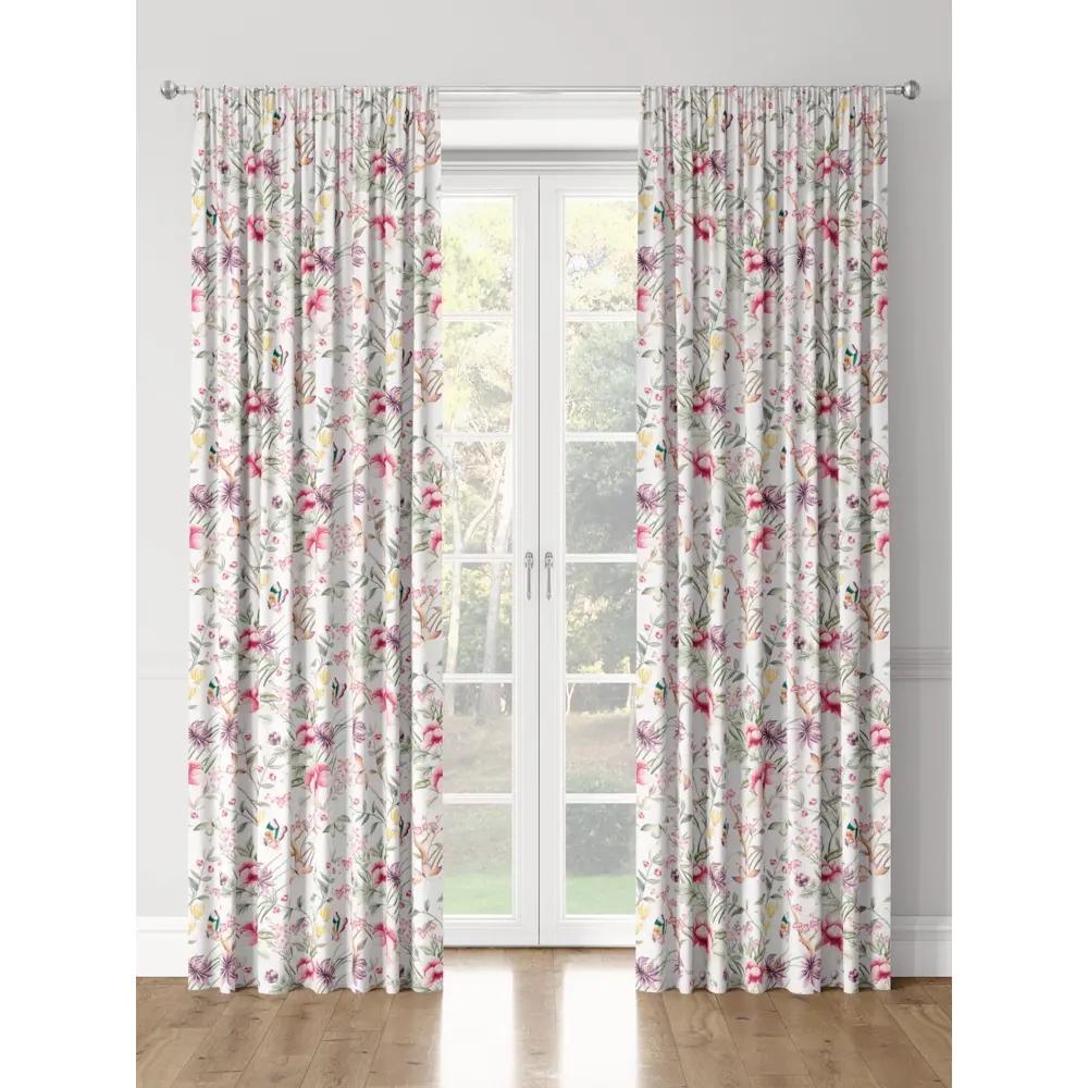 Фото 3 Комплект штор на шторной ленте Decoracion Летнее настроение 145x275 см цвет разноцветный Фото 3 Комплект штор на шторной ленте Decoracion Летнее настроение 145x275 см цвет разноцветный