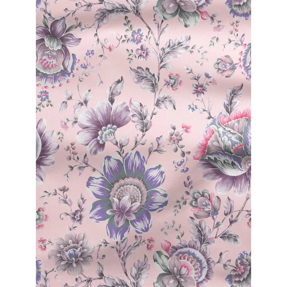 Фото 2 Комплект штор на шторной ленте Decoracion Подсолнухи 145x275 см цвет розовый сиреневый Фото 2 Комплект штор на шторной ленте Decoracion Подсолнухи 145x275 см цвет розовый сиреневый