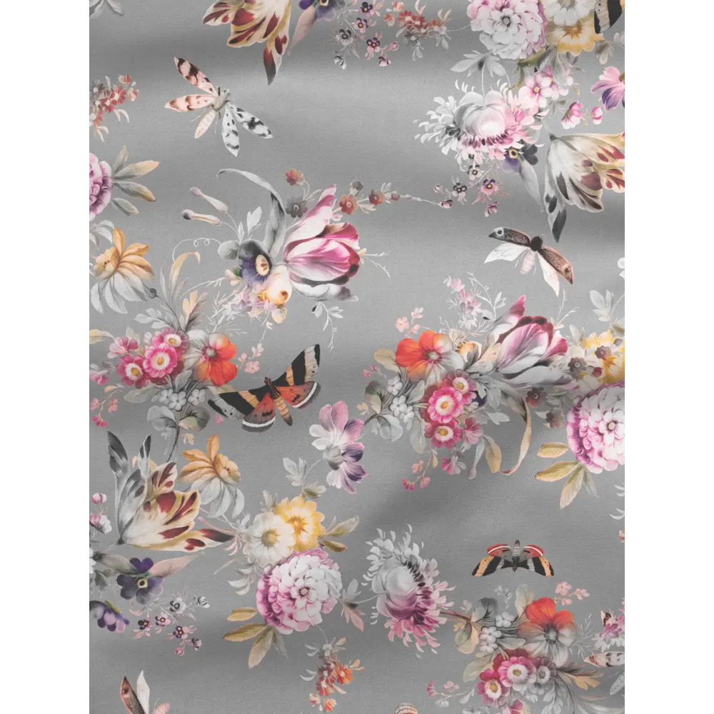 Фото 2 Комплект штор на шторной ленте Decoracion Порхающие бабочки 145x275 см цвет серый Фото 2 Комплект штор на шторной ленте Decoracion Порхающие бабочки 145x275 см цвет серый