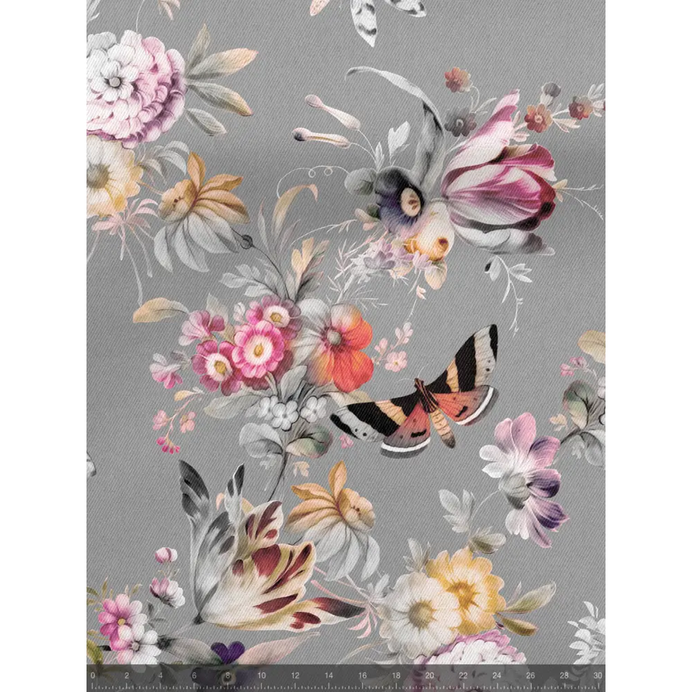 Фото 5 Комплект штор на шторной ленте Decoracion Порхающие бабочки 145x275 см цвет серый Фото 5 Комплект штор на шторной ленте Decoracion Порхающие бабочки 145x275 см цвет серый