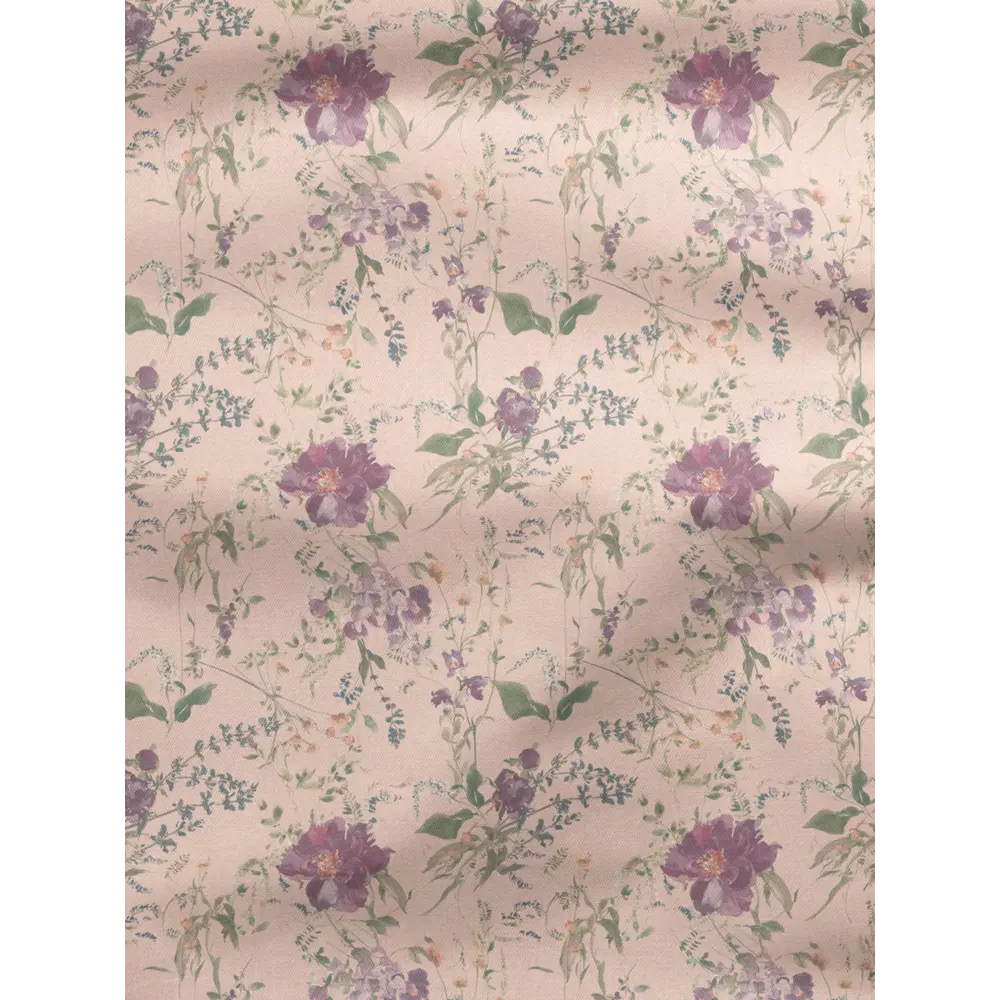 Фото 2 Комплект штор на шторной ленте Decoracion Июльская поляна 145x275 см цвет фиолетовый светло-розовый Фото 2 Комплект штор на шторной ленте Decoracion Июльская поляна 145x275 см цвет фиолетовый светло-розовый