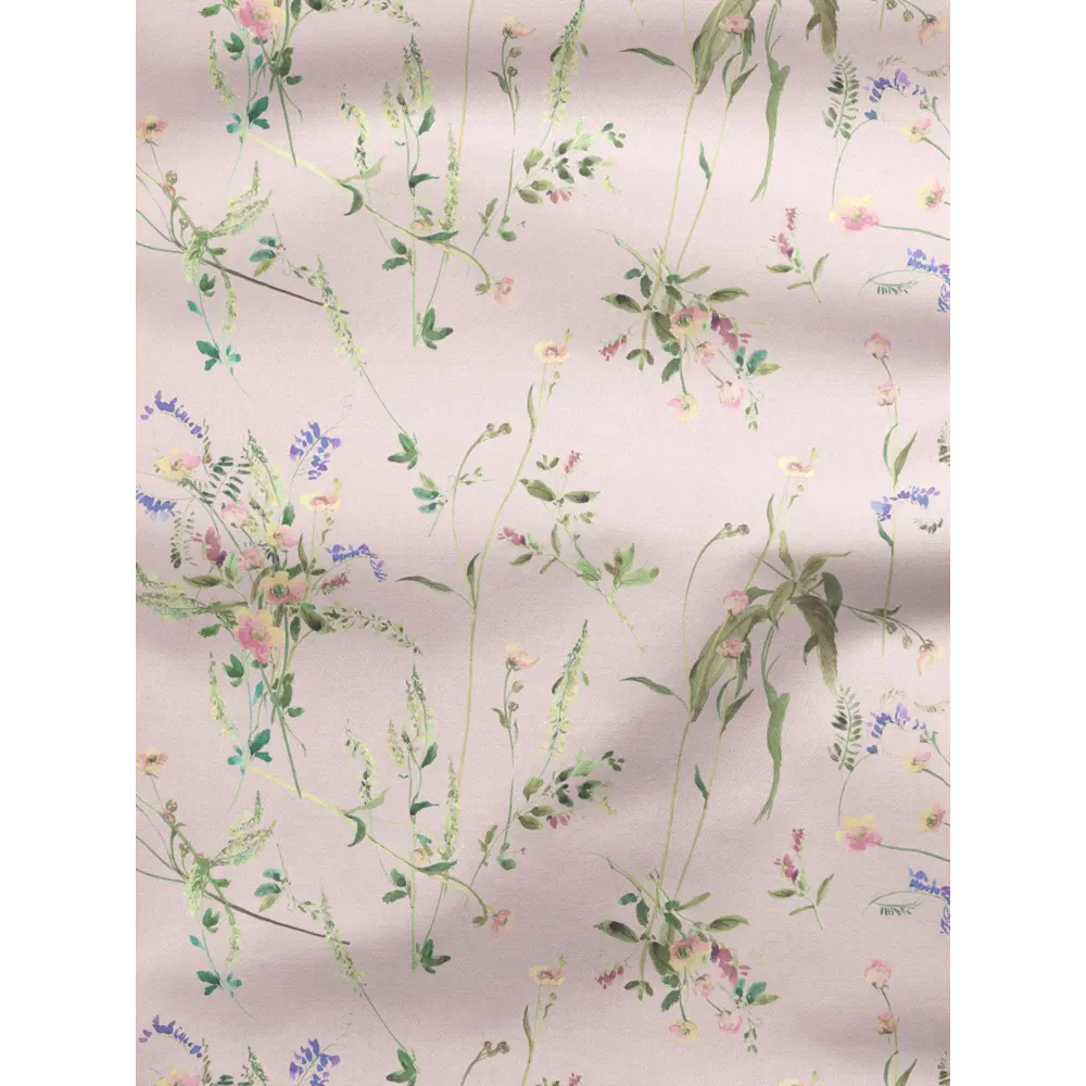 Фото 2 Комплект штор на шторной ленте Decoracion Букетики из лютиков 145x275 см цвет розовый Фото 2 Комплект штор на шторной ленте Decoracion Букетики из лютиков 145x275 см цвет розовый