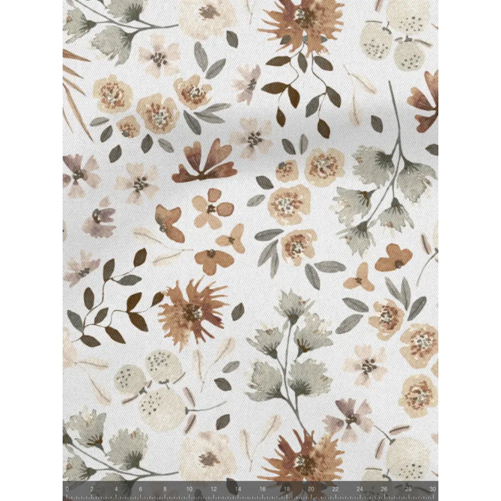 Фото 5 Комплект штор на шторной ленте Decoracion Цветочное ассорти 145x275 см цвет белый серый коричневый Фото 5 Комплект штор на шторной ленте Decoracion Цветочное ассорти 145x275 см цвет белый серый коричневый