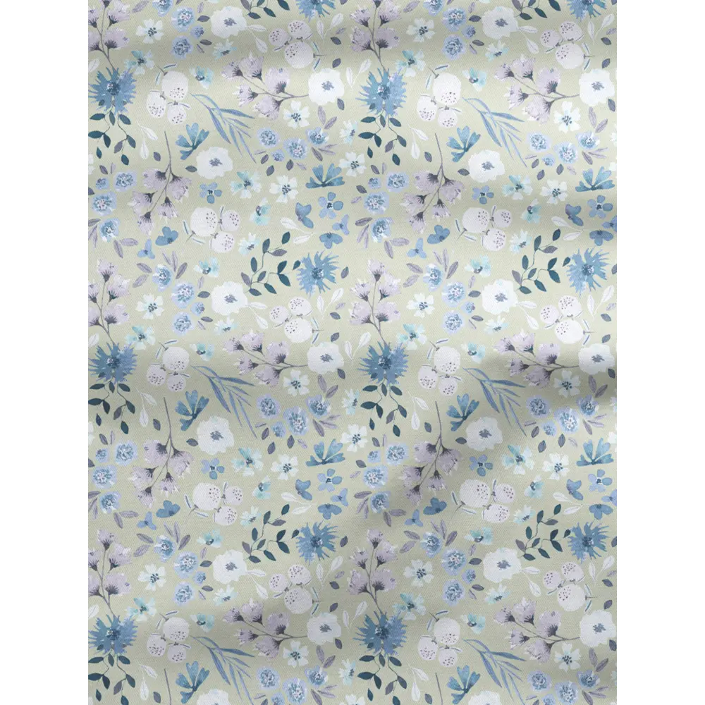Фото 2 Комплект штор на шторной ленте Decoracion Цветочное ассорти 145x275 см цвет синий серый сиреневый Фото 2 Комплект штор на шторной ленте Decoracion Цветочное ассорти 145x275 см цвет синий серый сиреневый