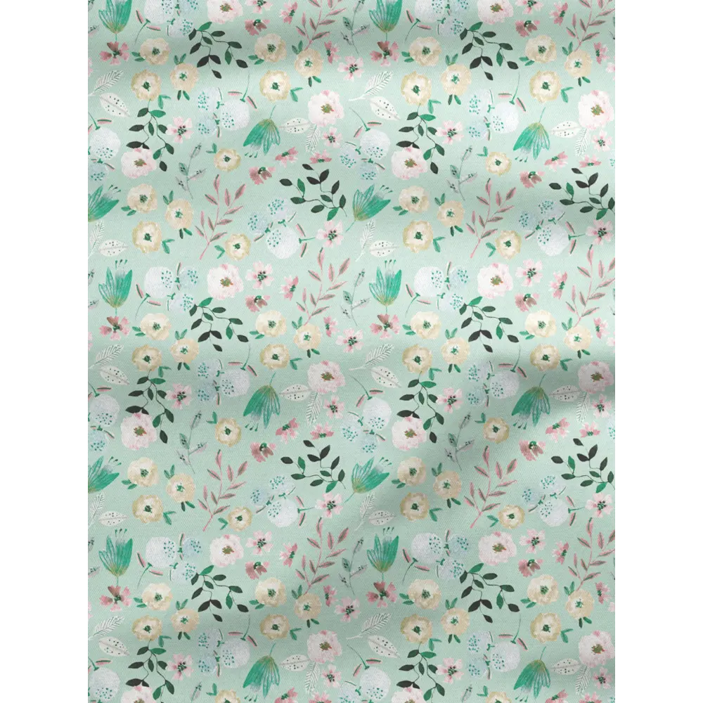 Фото 2 Комплект штор на шторной ленте Decoracion Как будто хлопок 145x275 см цвет белый бежевый бирюзовый Фото 2 Комплект штор на шторной ленте Decoracion Как будто хлопок 145x275 см цвет белый бежевый бирюзовый