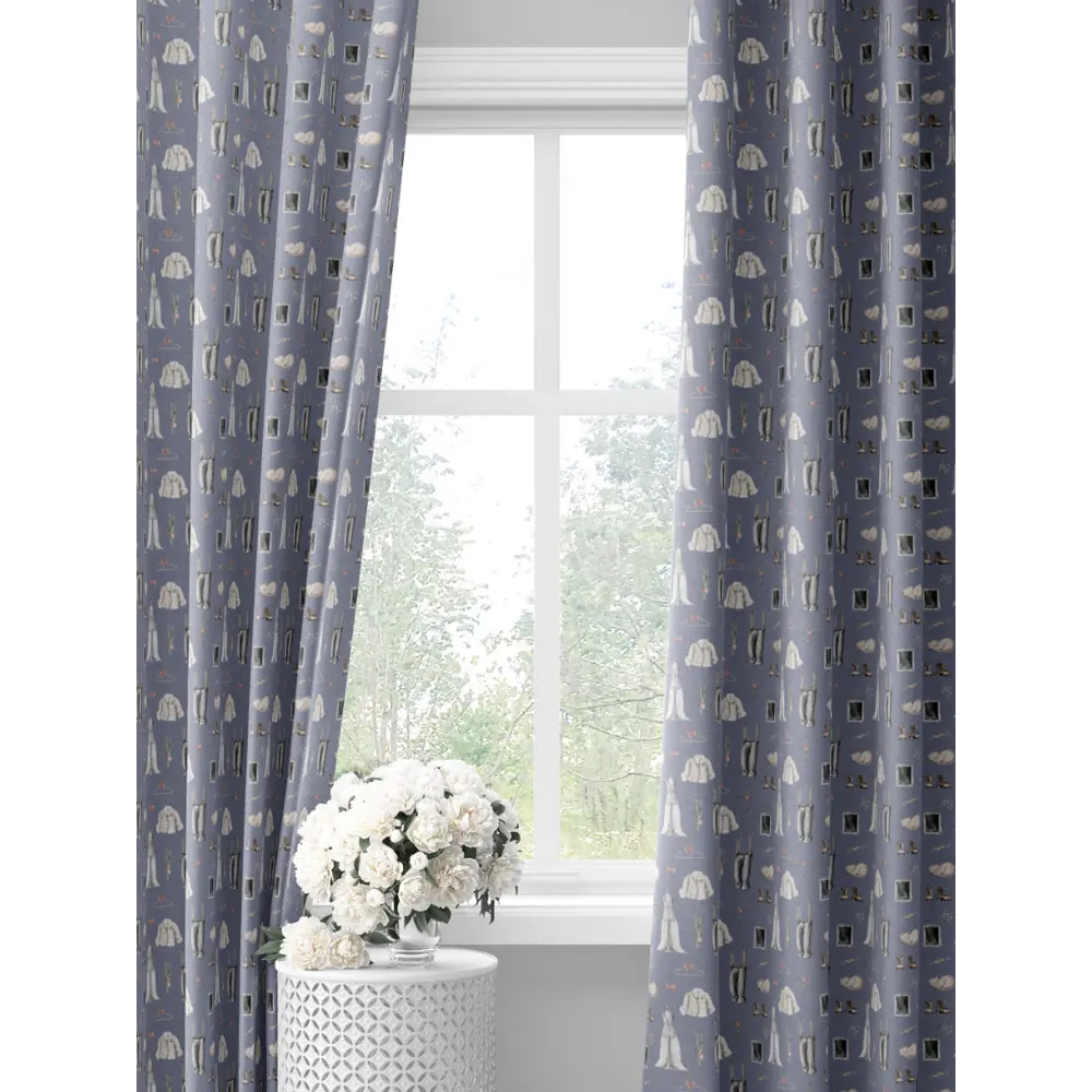 Фото Комплект штор на шторной ленте Decoracion Праздничный наряд 145x275 см цвет фиолетовый Фото Комплект штор на шторной ленте Decoracion Праздничный наряд 145x275 см цвет фиолетовый