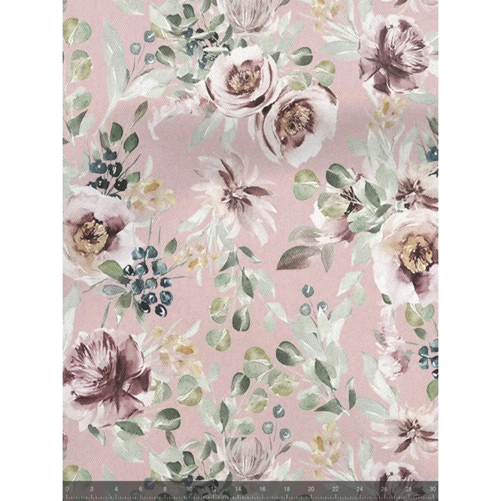 Фото 5 Комплект штор на шторной ленте Decoracion Цветущие пионы 145x275 см цвет розовый бордовый Фото 5 Комплект штор на шторной ленте Decoracion Цветущие пионы 145x275 см цвет розовый бордовый