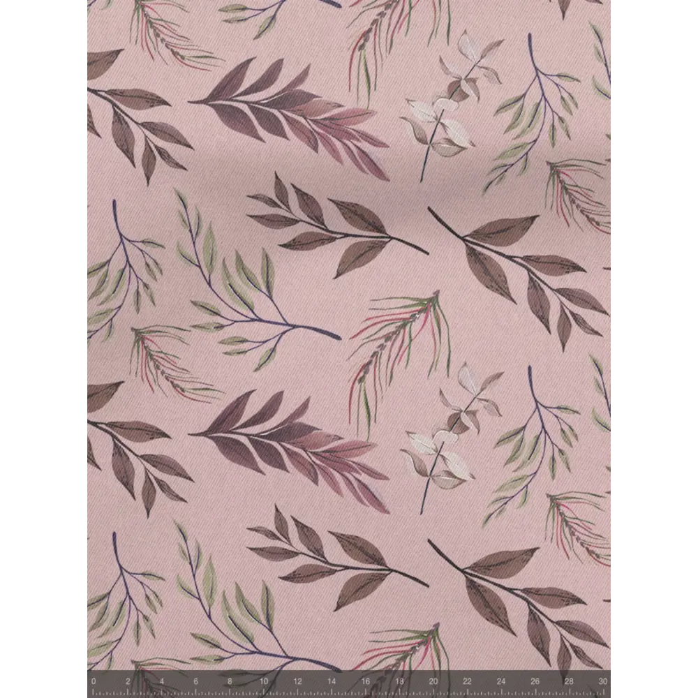 Фото 5 Комплект штор на шторной ленте Decoracion Лесные веточки 145x275 см цвет розовый бордовый Фото 5 Комплект штор на шторной ленте Decoracion Лесные веточки 145x275 см цвет розовый бордовый