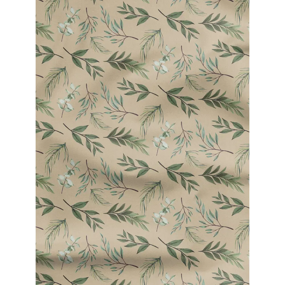 Фото 2 Комплект штор на шторной ленте Decoracion Лесные веточки 145x275 см цвет бежевый оливковый Фото 2 Комплект штор на шторной ленте Decoracion Лесные веточки 145x275 см цвет бежевый оливковый