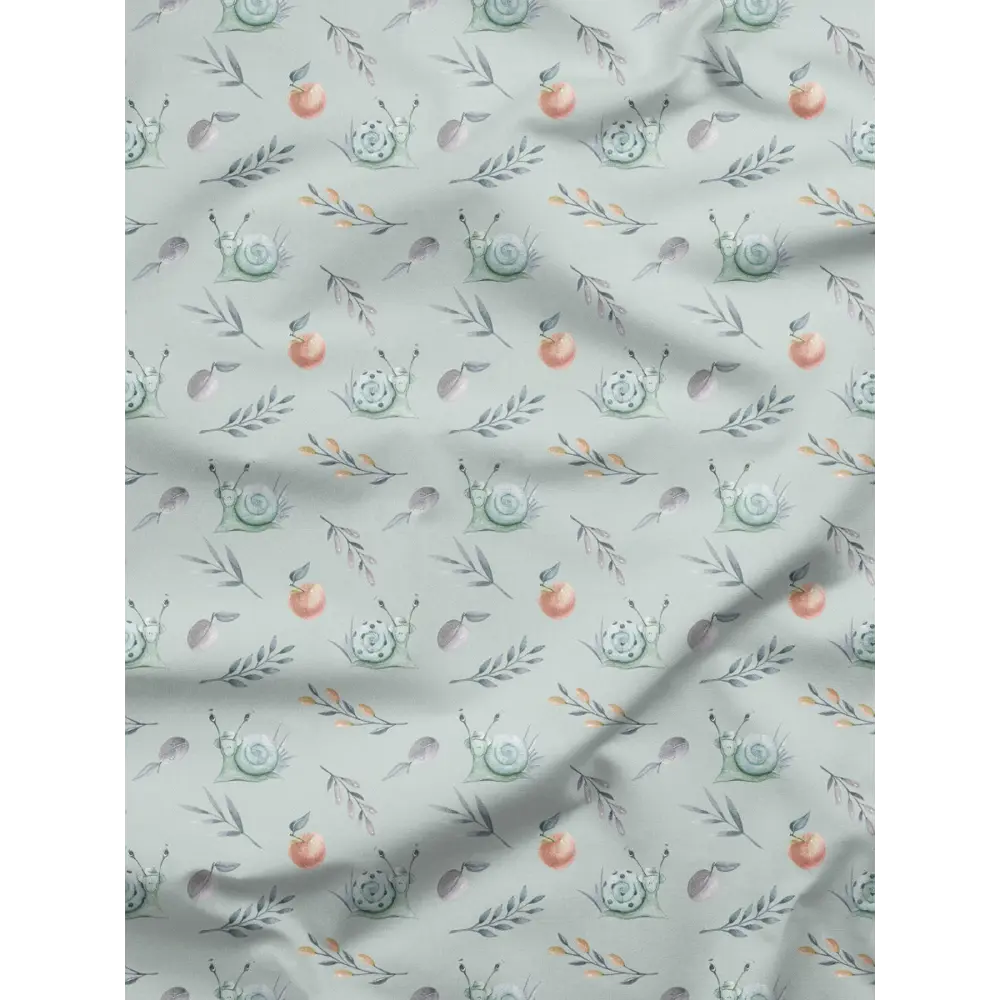 Фото 6 Комплект штор на шторной ленте Decoracion Смешные улитки 145x275 см цвет бирюзовый Фото 6 Комплект штор на шторной ленте Decoracion Смешные улитки 145x275 см цвет бирюзовый