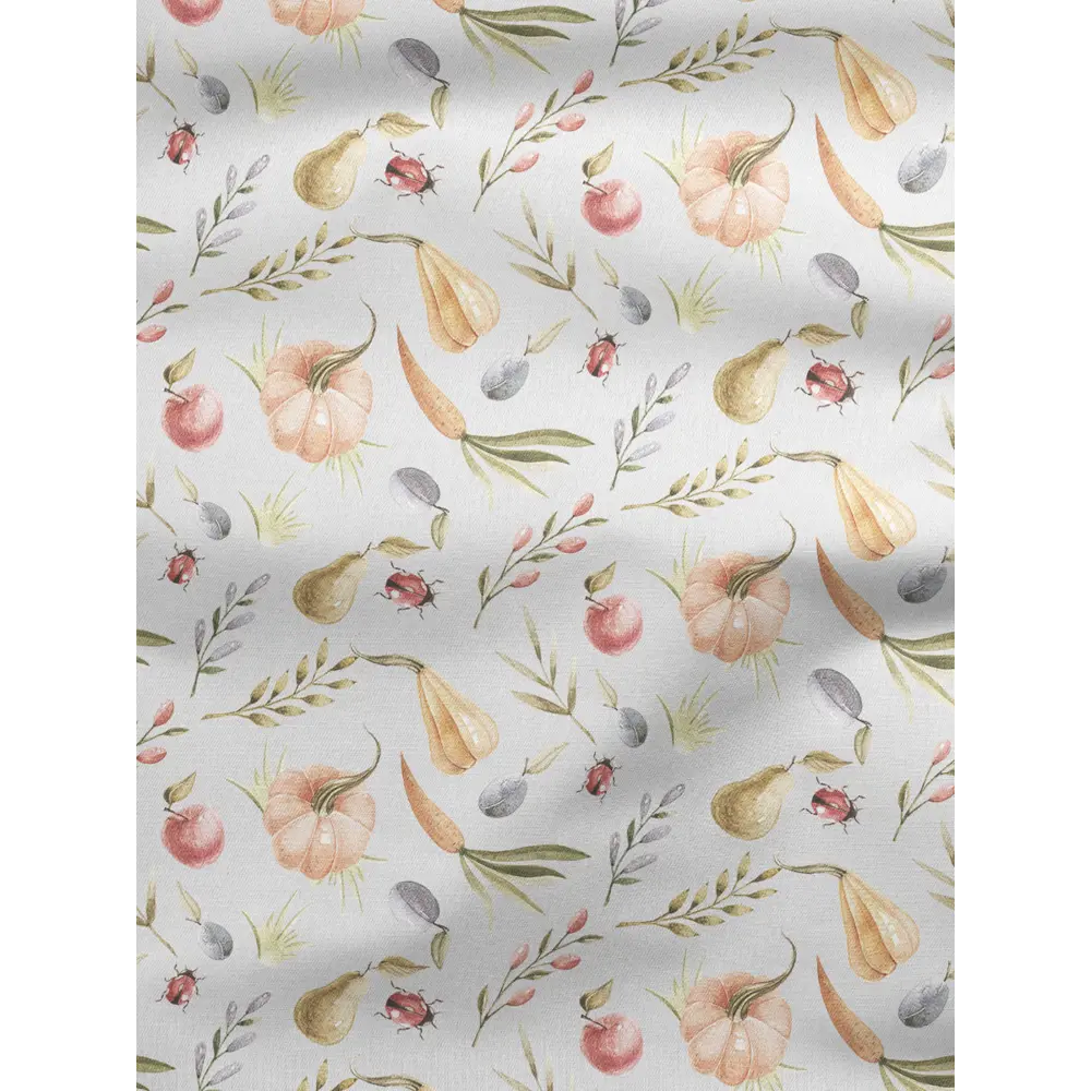 Фото 2 Комплект штор на шторной ленте Decoracion Аппетитные фрукты и овощи 145x275 см цвет серый Фото 2 Комплект штор на шторной ленте Decoracion Аппетитные фрукты и овощи 145x275 см цвет серый