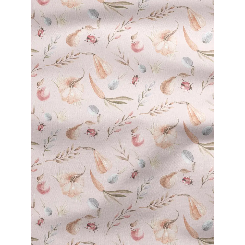 Фото 2 Комплект штор на шторной ленте для кухни Decoracion Аппетитные фрукты и овощи 145x275 см цвет светло-розовый Фото 2 Комплект штор на шторной ленте для кухни Decoracion Аппетитные фрукты и овощи 145x275 см цвет светло-розовый