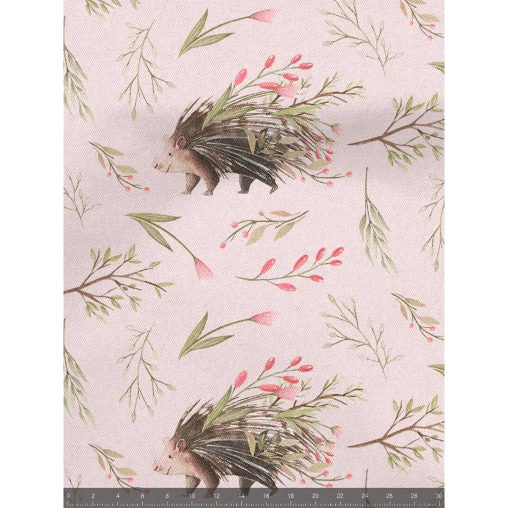 Фото 5 Комплект штор на шторной ленте Decoracion Цветочный ёжик 145x275 см цвет коричневый розовый оливковый Фото 5 Комплект штор на шторной ленте Decoracion Цветочный ёжик 145x275 см цвет коричневый розовый оливковый