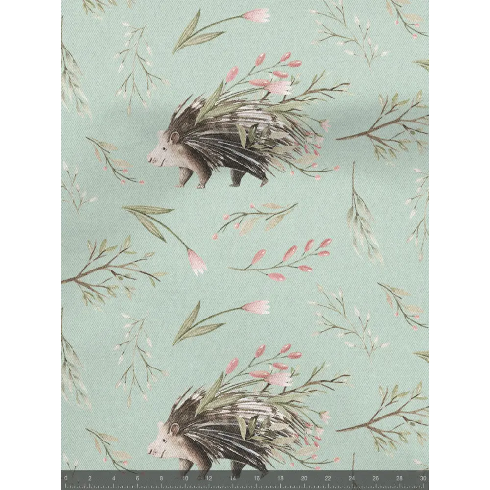 Фото 5 Комплект штор на шторной ленте Decoracion Цветочный ёжик 145x275 см цвет коричневый бирюзовый оливковый Фото 5 Комплект штор на шторной ленте Decoracion Цветочный ёжик 145x275 см цвет коричневый бирюзовый оливковый