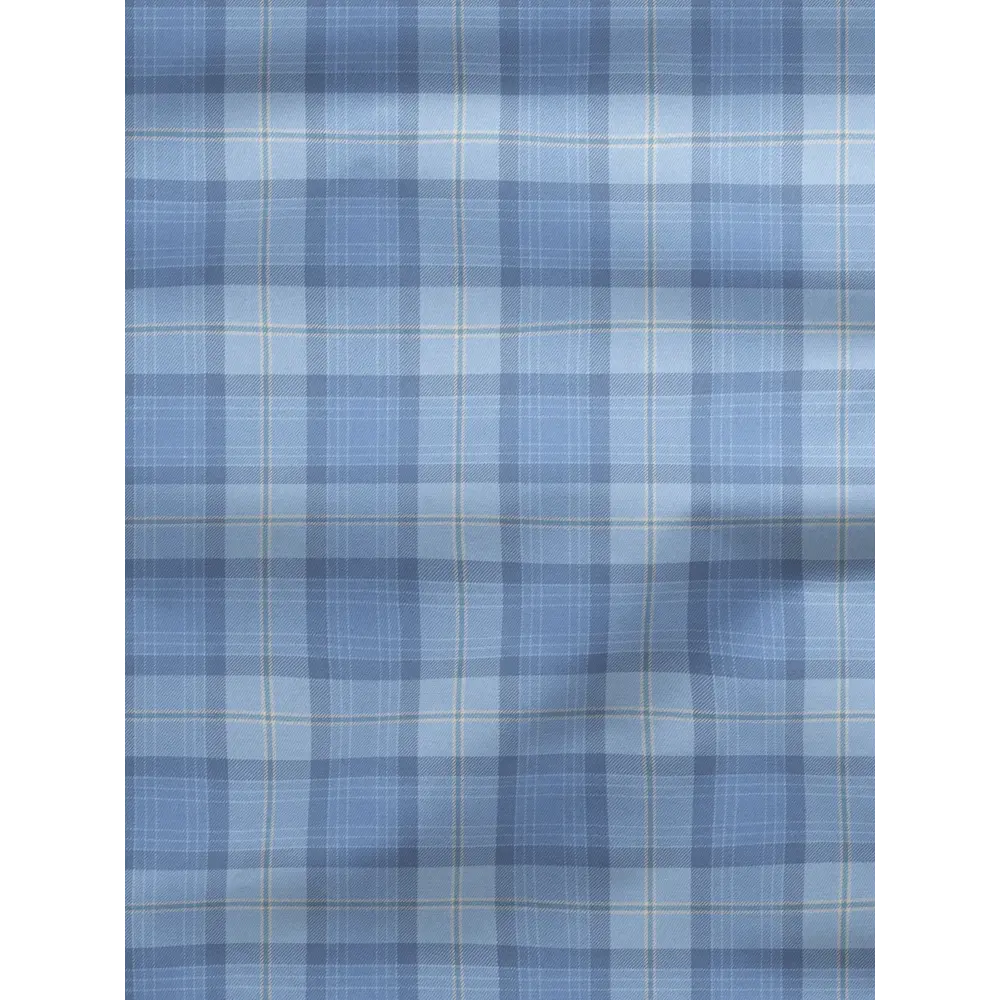 Фото 2 Комплект штор на шторной ленте Decoracion Клетка Глостер 145x275 см цвет синий Фото 2 Комплект штор на шторной ленте Decoracion Клетка Глостер 145x275 см цвет синий
