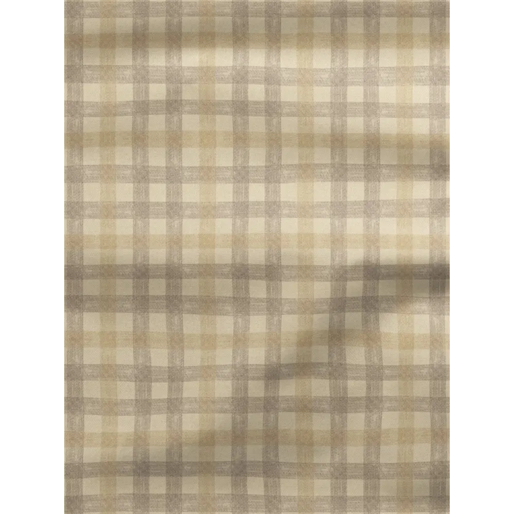 Фото 2 Комплект штор на шторной ленте Decoracion Клетка Буффало 145x275 см цвет серый бежевый Фото 2 Комплект штор на шторной ленте Decoracion Клетка Буффало 145x275 см цвет серый бежевый