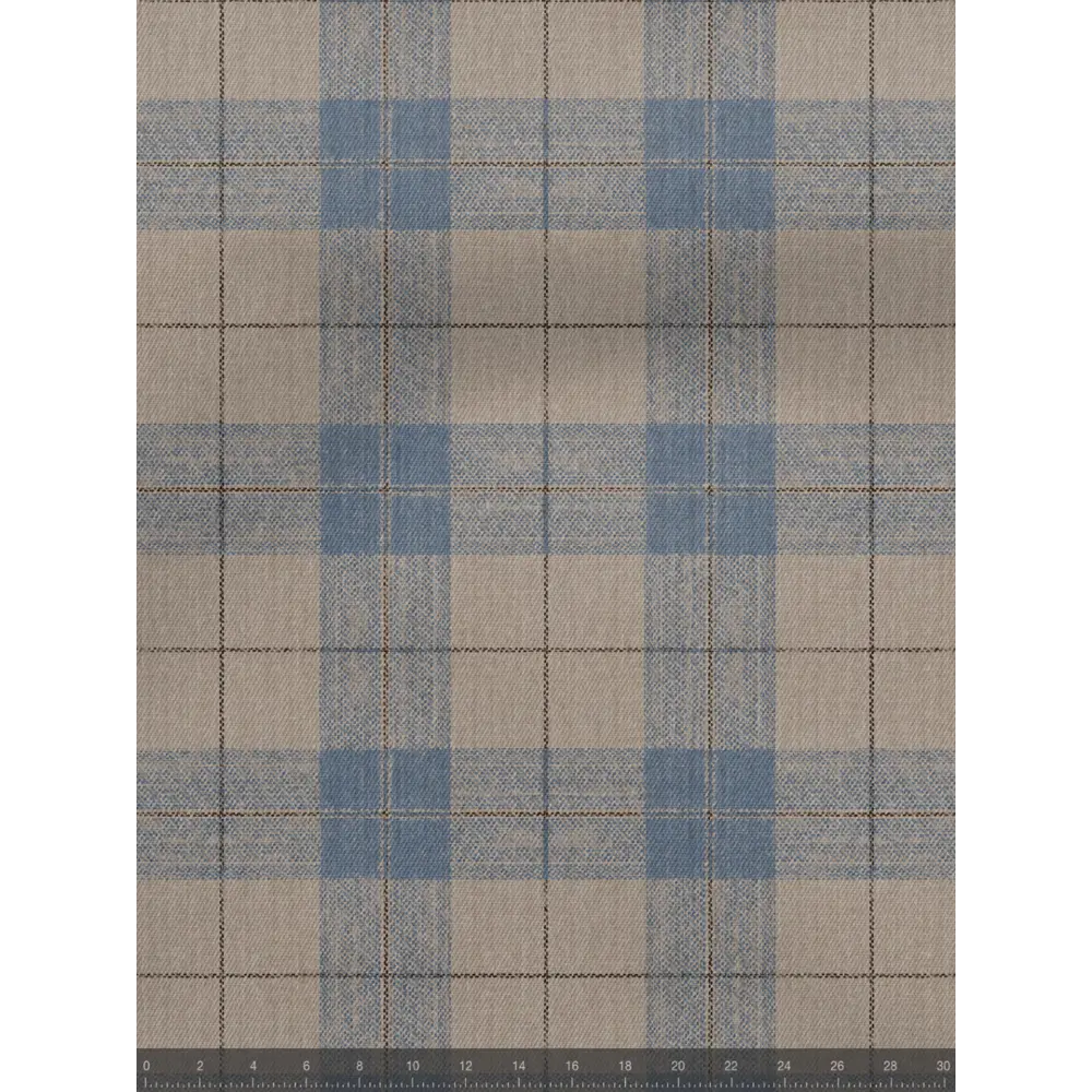 Фото 5 Комплект штор на шторной ленте Decoracion Клетка 4 квадрата 145x275 см цвет синий бежевый Фото 5 Комплект штор на шторной ленте Decoracion Клетка 4 квадрата 145x275 см цвет синий бежевый