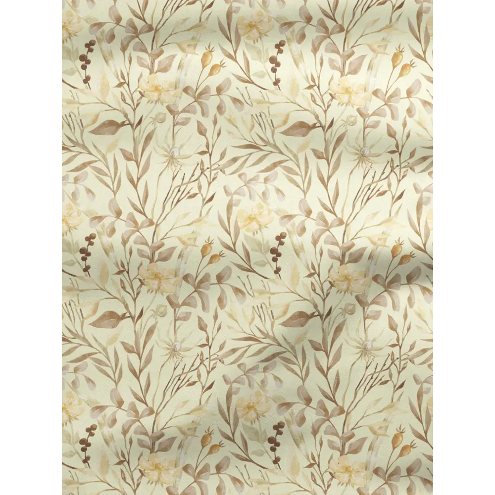 Фото 2 Комплект штор на шторной ленте Decoracion Цветочная гармония 145x275 см цвет бежевый Фото 2 Комплект штор на шторной ленте Decoracion Цветочная гармония 145x275 см цвет бежевый