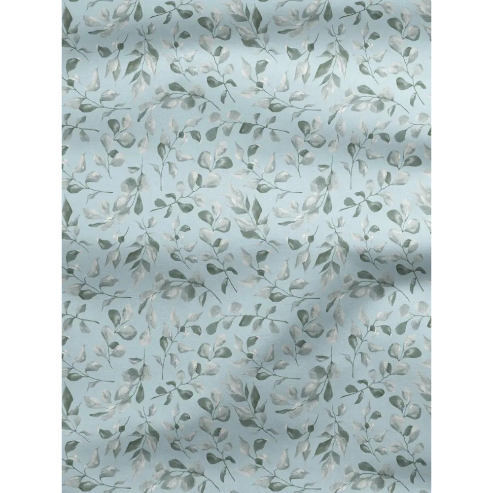 Фото 2 Комплект штор на шторной ленте Decoracion Весенние веточки 145x275 см цвет синий серый Фото 2 Комплект штор на шторной ленте Decoracion Весенние веточки 145x275 см цвет синий серый