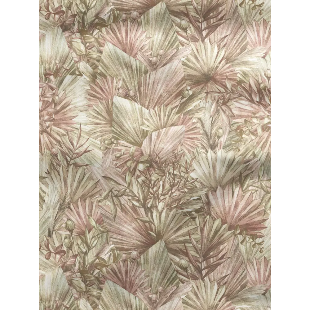 Фото 2 Комплект штор на шторной ленте Decoracion Тропический рай 145x275 см цвет коричневый бордовый Фото 2 Комплект штор на шторной ленте Decoracion Тропический рай 145x275 см цвет коричневый бордовый
