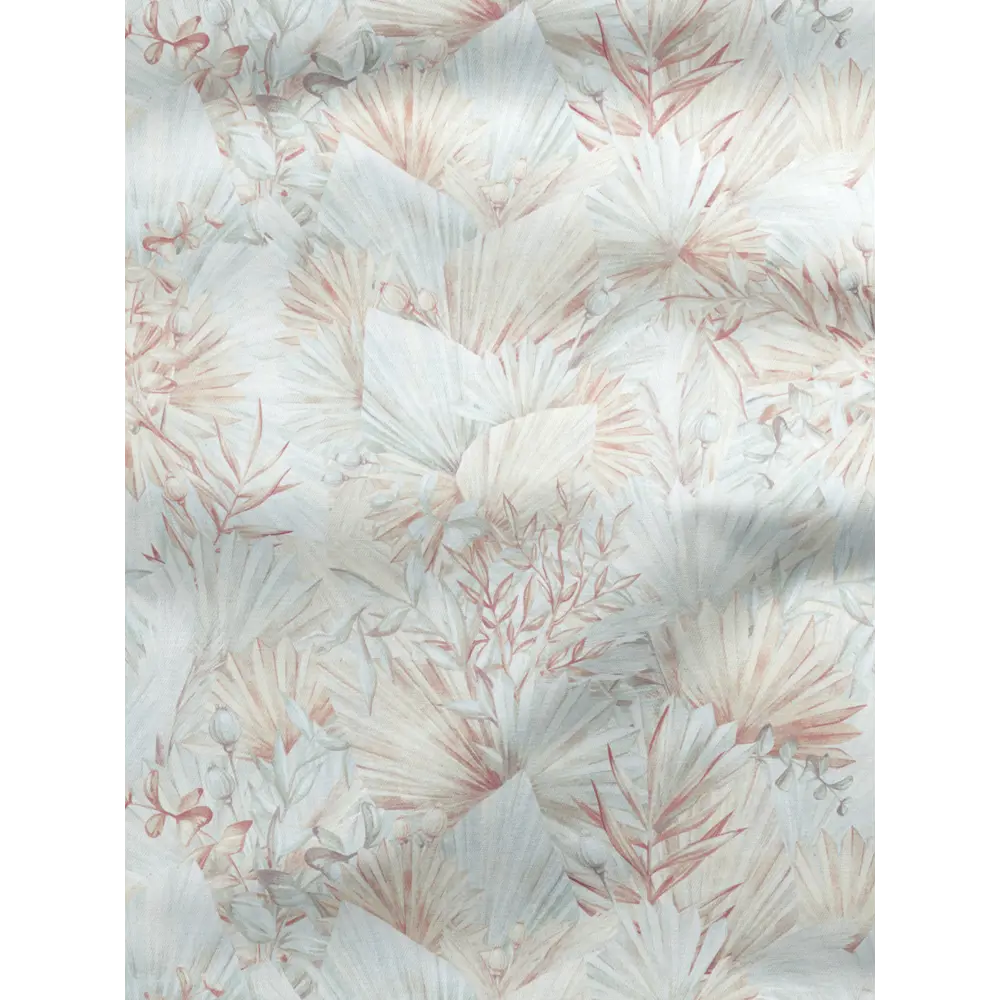 Фото 2 Комплект штор на шторной ленте Decoracion Тропический рай 145x275 см цвет серый бежевый Фото 2 Комплект штор на шторной ленте Decoracion Тропический рай 145x275 см цвет серый бежевый