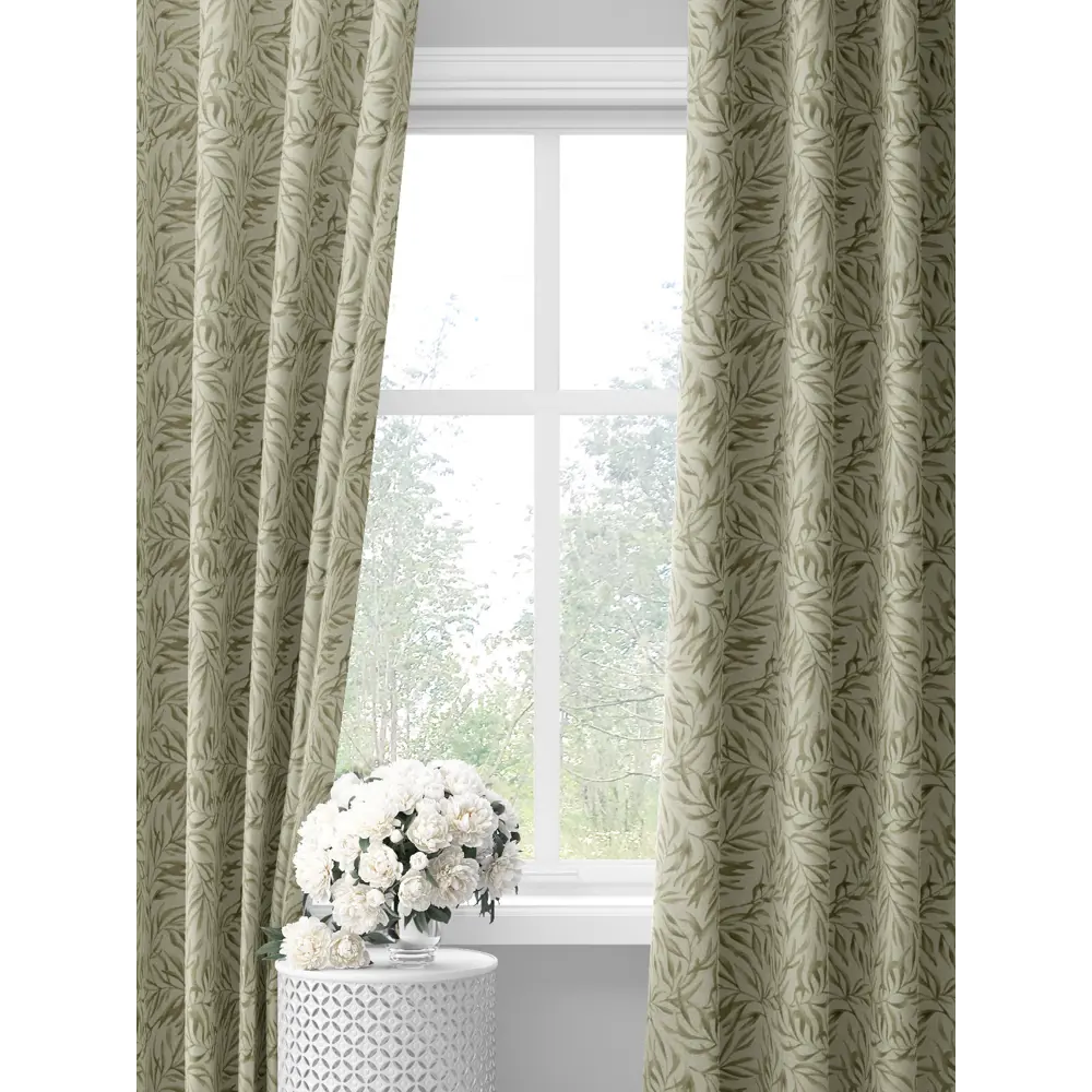 Фото Комплект штор на шторной ленте Decoracion Лесная симфония 145x275 см цвет бежевый коричневый Фото Комплект штор на шторной ленте Decoracion Лесная симфония 145x275 см цвет бежевый коричневый