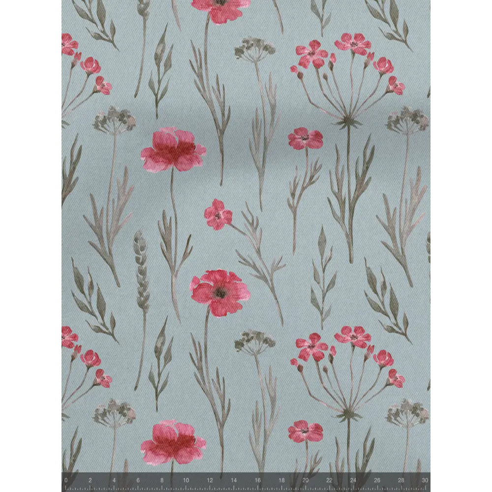 Фото 5 Комплект штор на шторной ленте Decoracion Маковая полянка 145x275 см цвет серый красный Фото 5 Комплект штор на шторной ленте Decoracion Маковая полянка 145x275 см цвет серый красный