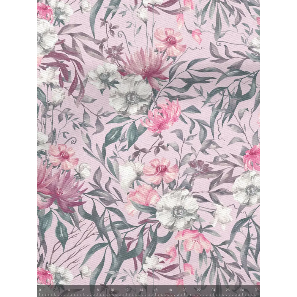 Фото 5 Комплект штор на шторной ленте Decoracion Цветочный калейдоскоп 145x275 см цвет серый сиреневый Фото 5 Комплект штор на шторной ленте Decoracion Цветочный калейдоскоп 145x275 см цвет серый сиреневый