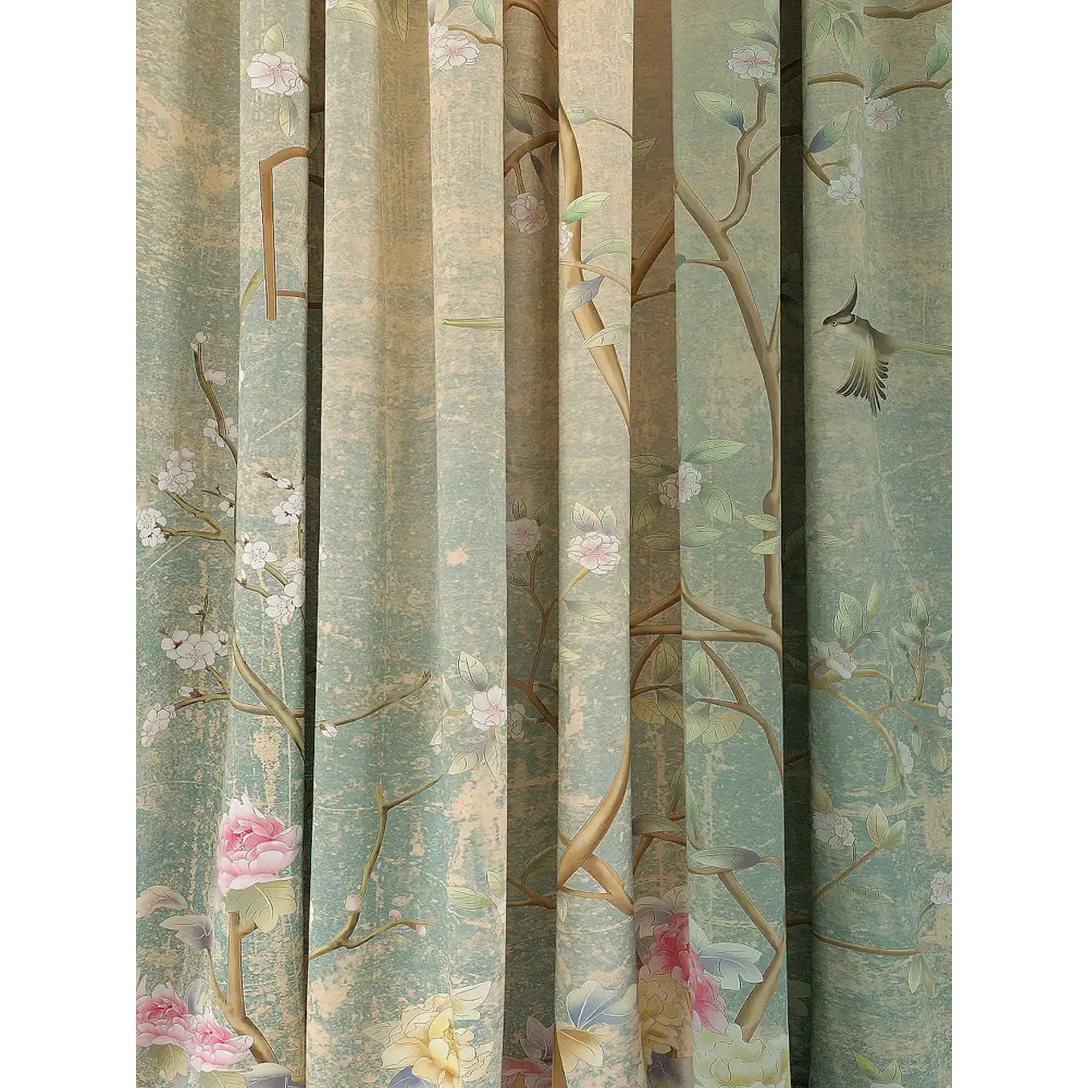 Фото Комплект штор на шторной ленте AT Home Глиорат 220x320 см цвет бежевый Фото Комплект штор на шторной ленте AT Home Глиорат 220x320 см цвет бежевый