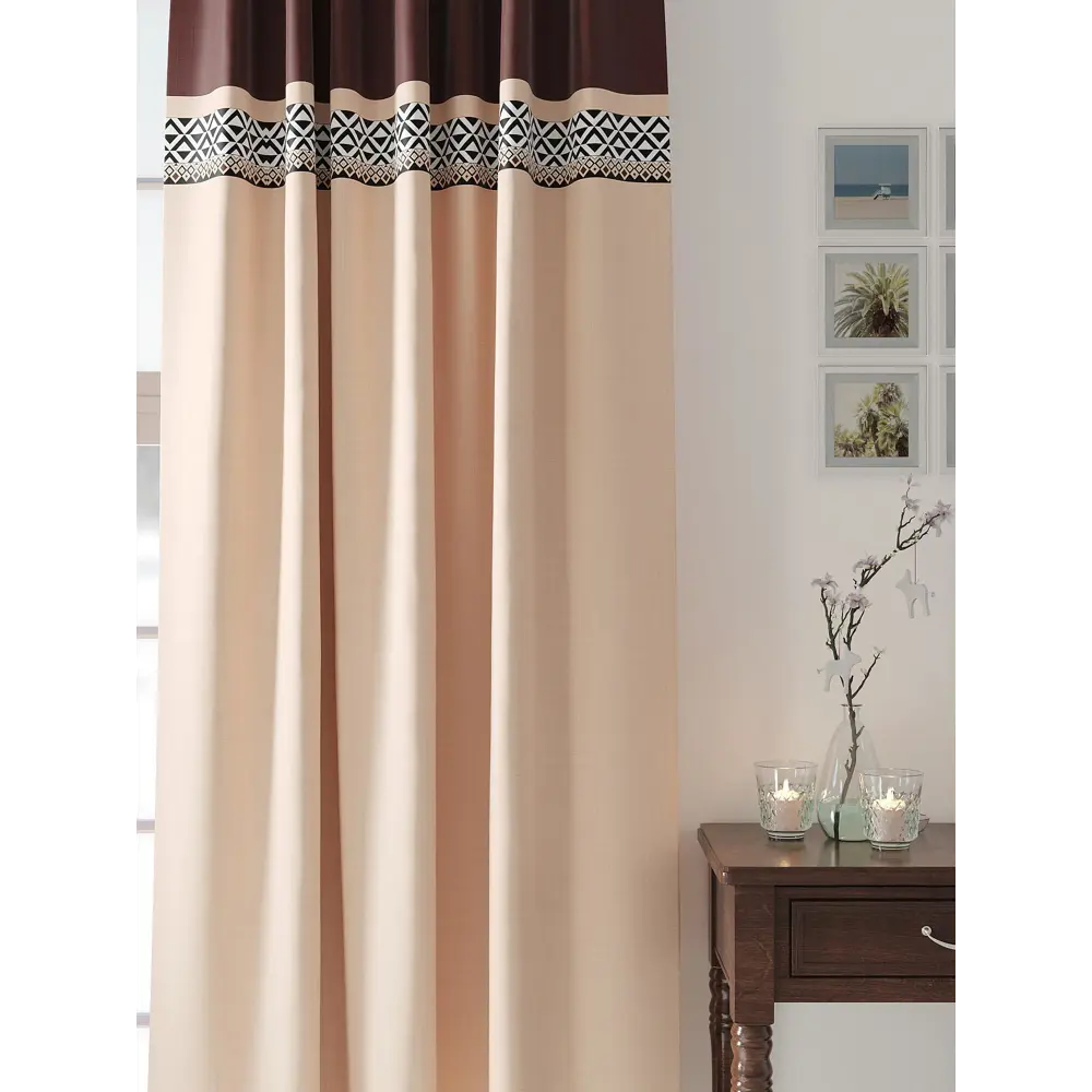 Фото 3 Комплект штор на шторной ленте AT Home Реневит 150x250 см цвет белый Фото 3 Комплект штор на шторной ленте AT Home Реневит 150x250 см цвет белый