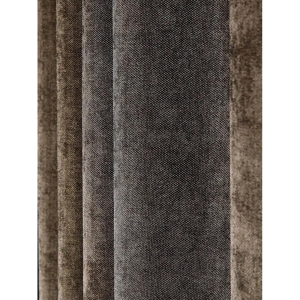Фото 2 Штора на шторной ленте AT Home Сторм 160x285 см цвет темно - коричневый Фото 2 Штора на шторной ленте AT Home Сторм 160x285 см цвет темно - коричневый