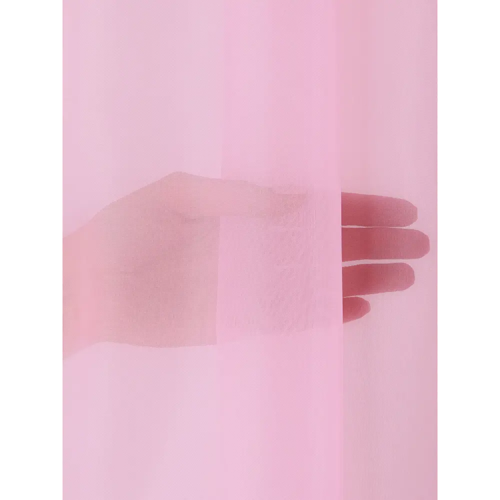 Фото 5 Комплект штор на шторной ленте AT Home Ругевит 300x180 см цвет розовый