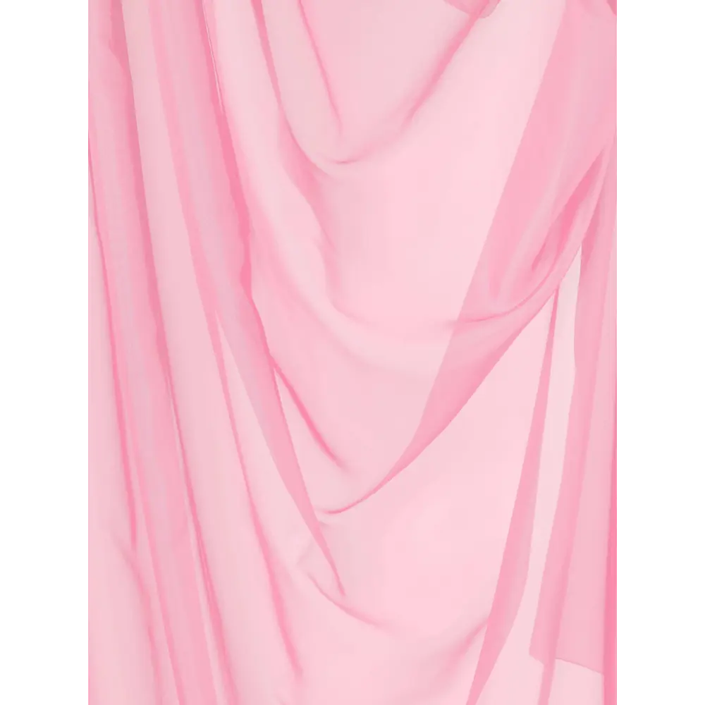 Фото 4 Комплект штор на шторной ленте AT Home Ругевит 300x180 см цвет розовый