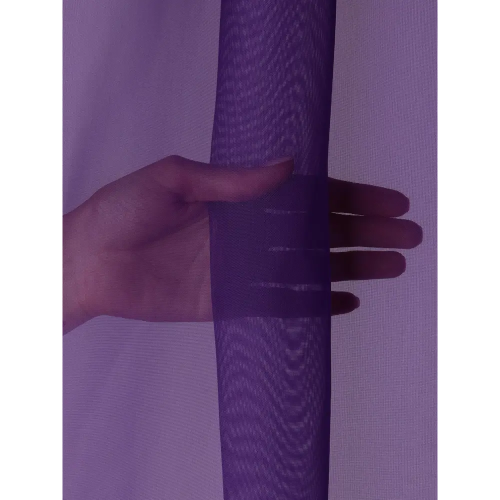 Фото 4 Комплект штор на шторной ленте AT Home Ругевит 300x180 см цвет фиолетовый