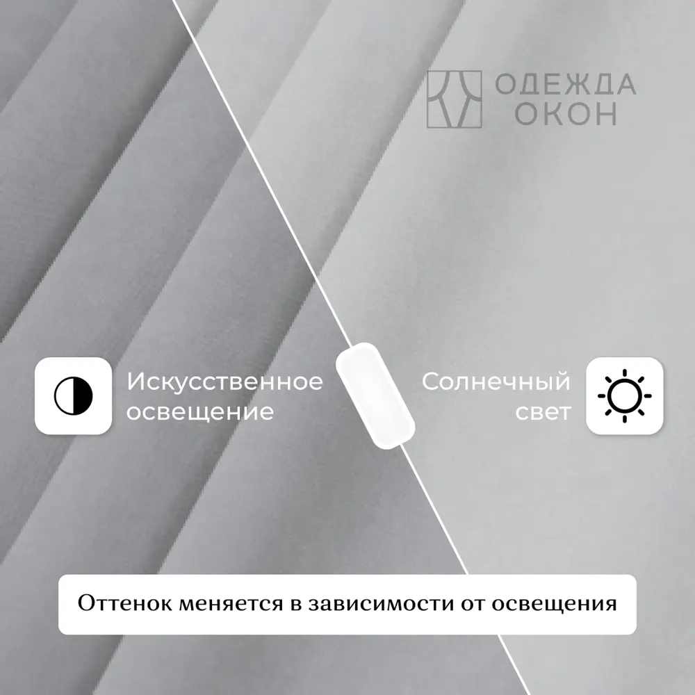 Фото 4 Штора на шторной ленте Одежда Окон Канвас 300x270 см цвет серый Фото 4 Штора на шторной ленте Одежда Окон Канвас 300x270 см цвет серый