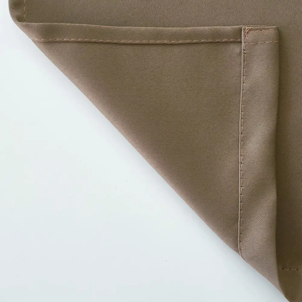 Фото 5 Штора на шторной ленте Witerra блэкаут матовый 130x180 см цвет коричневый