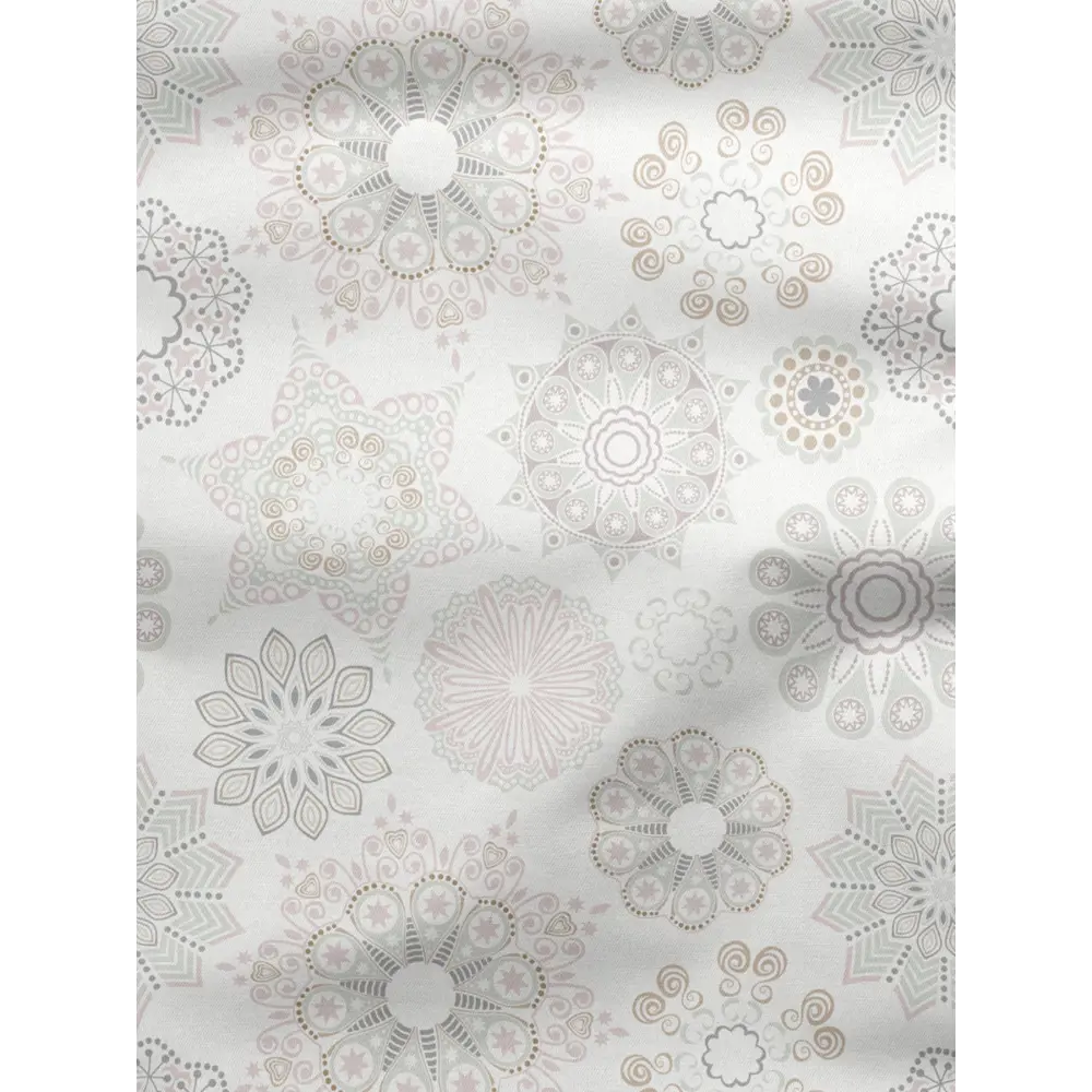 Фото 2 Шторы на шторной ленте decoracion Узорный орнамент #33021402, 145x275см, цвет белый и серый Фото 2 Шторы на шторной ленте decoracion Узорный орнамент #33021402, 145x275см, цвет белый и серый