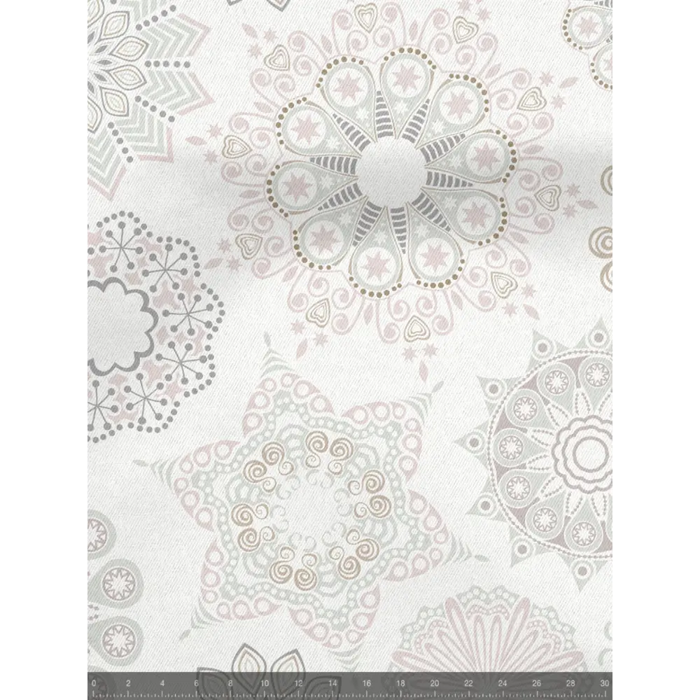 Фото 4 Шторы на шторной ленте decoracion Узорный орнамент #33021402, 145x275см, цвет белый и серый Фото 4 Шторы на шторной ленте decoracion Узорный орнамент #33021402, 145x275см, цвет белый и серый
