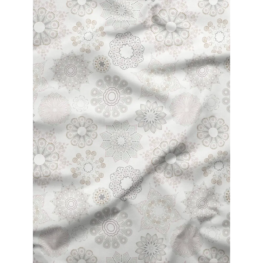 Фото 5 Шторы на шторной ленте decoracion Узорный орнамент #33021402, 145x275см, цвет белый и серый Фото 5 Шторы на шторной ленте decoracion Узорный орнамент #33021402, 145x275см, цвет белый и серый