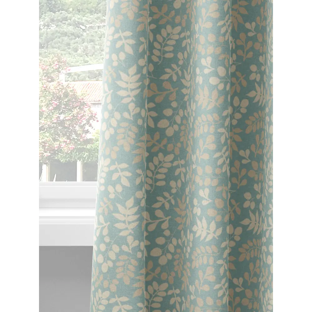 Фото 6 Шторы на шторной ленте decoracion Игривые веточки #33021710, 145x275см, цвет серо-голубой и бежевый Фото 6 Шторы на шторной ленте decoracion Игривые веточки #33021710, 145x275см, цвет серо-голубой и бежевый